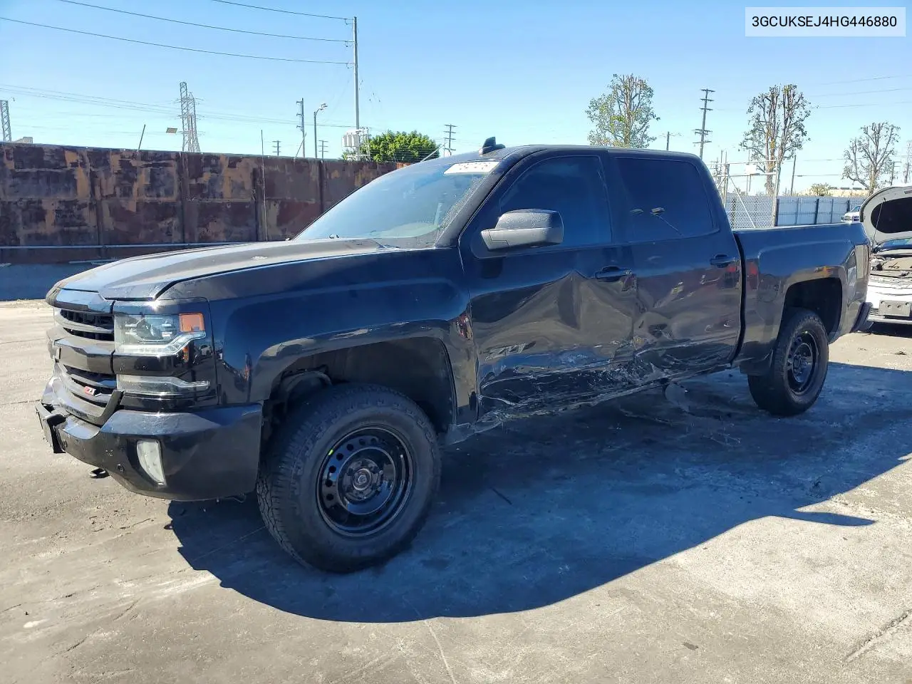 CHEVROLET SILVERADO 2017, VIN 3GCUKSEJ4HG446880