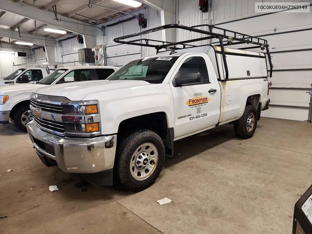 CHEVROLET SILVERADO 2017, VIN 1GC0KUEG6HZ262149