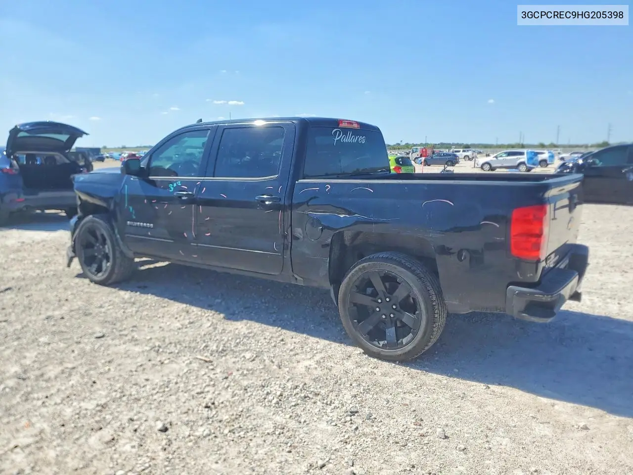 2017 CHEVROLET SILVERADO VIN 3GCPCREC9HG205398 — фото 2