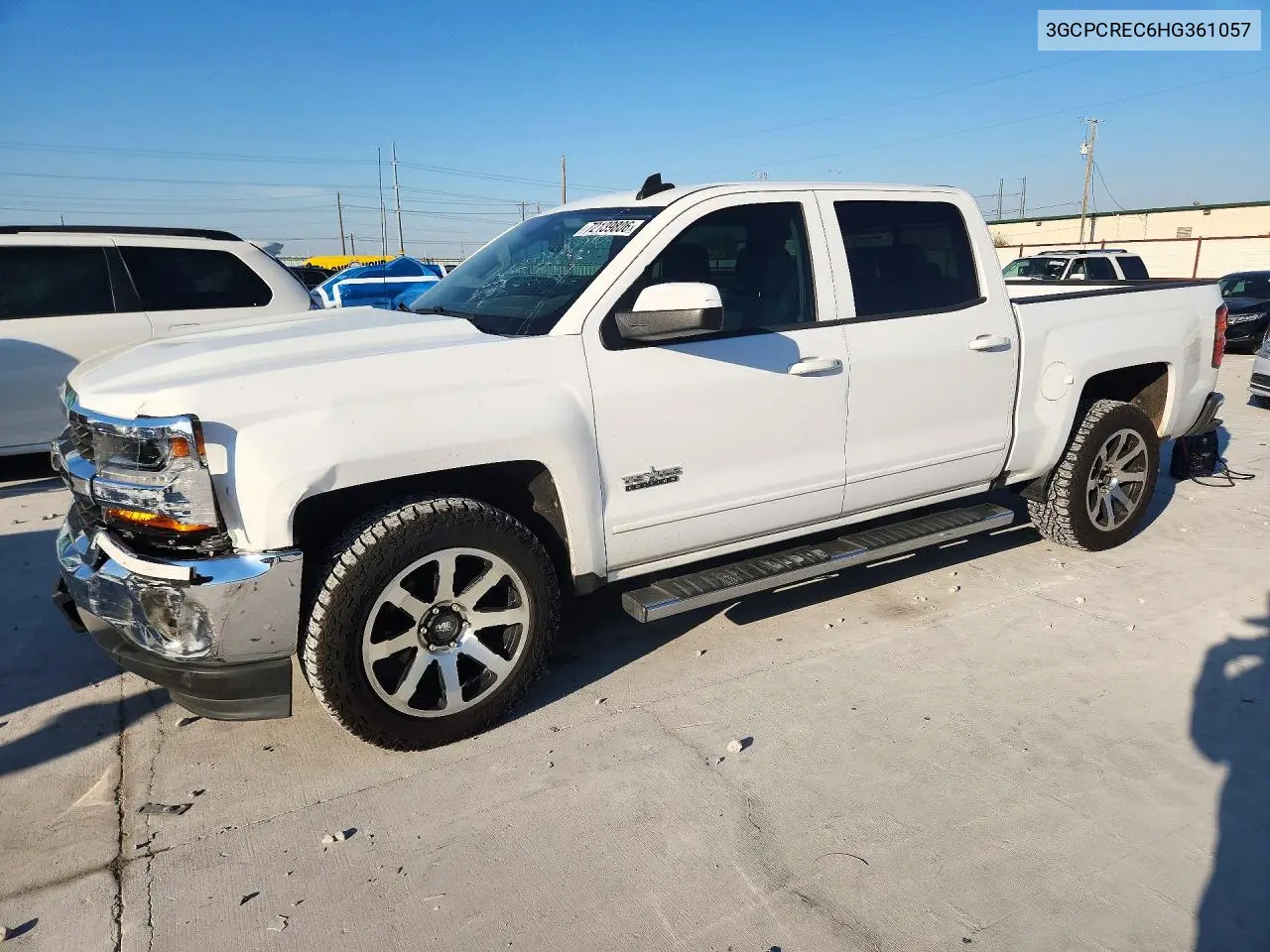 CHEVROLET SILVERADO 2017, VIN 3GCPCREC6HG361057