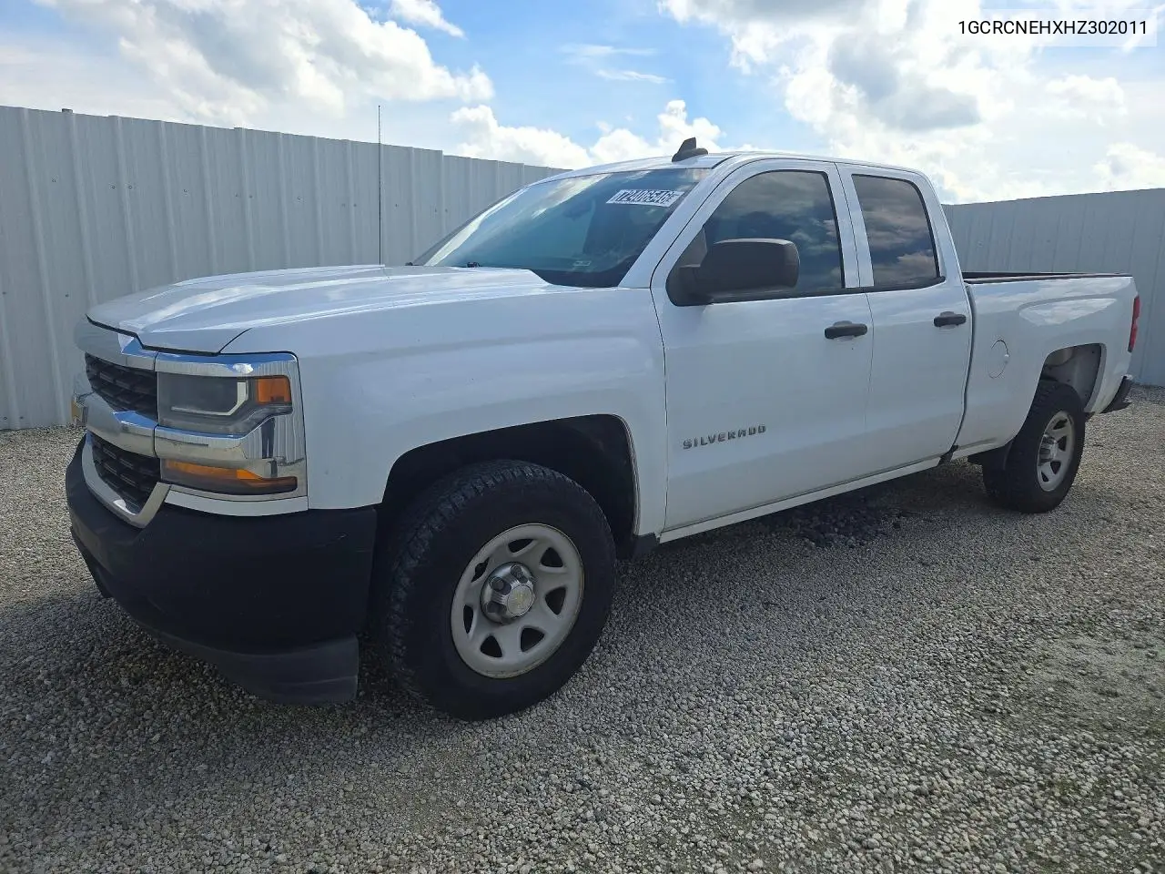 CHEVROLET SILVERADO 2017, VIN 1GCRCNEHXHZ302011