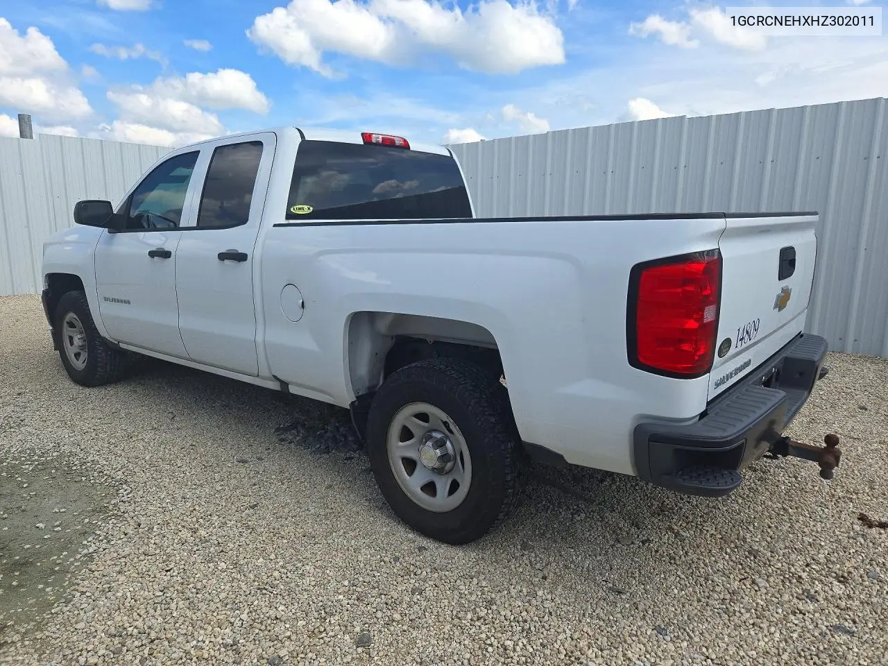 2017 CHEVROLET SILVERADO VIN 1GCRCNEHXHZ302011 — фото 2