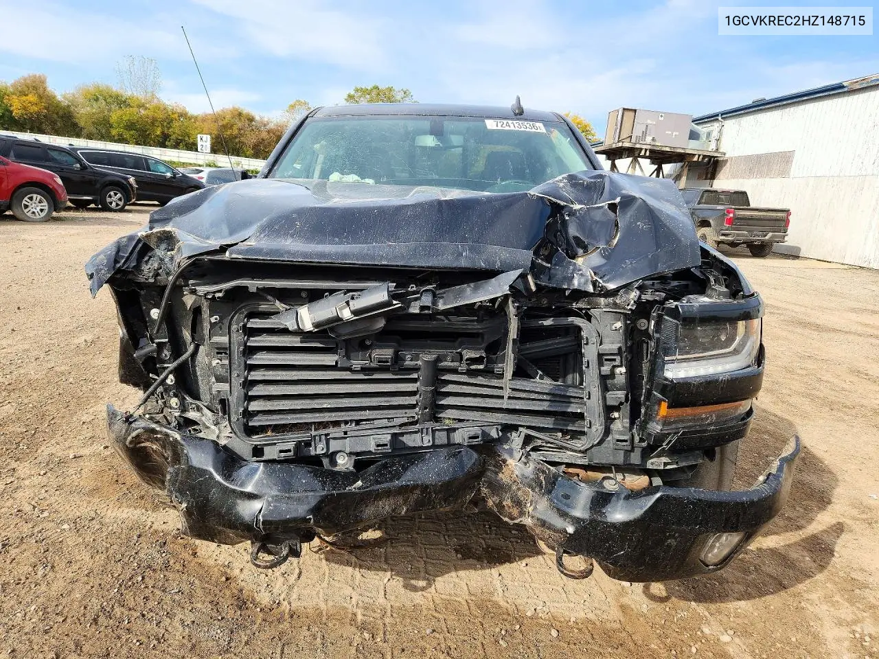 2017 CHEVROLET SILVERADO VIN 1GCVKREC2HZ148715 — фото 5