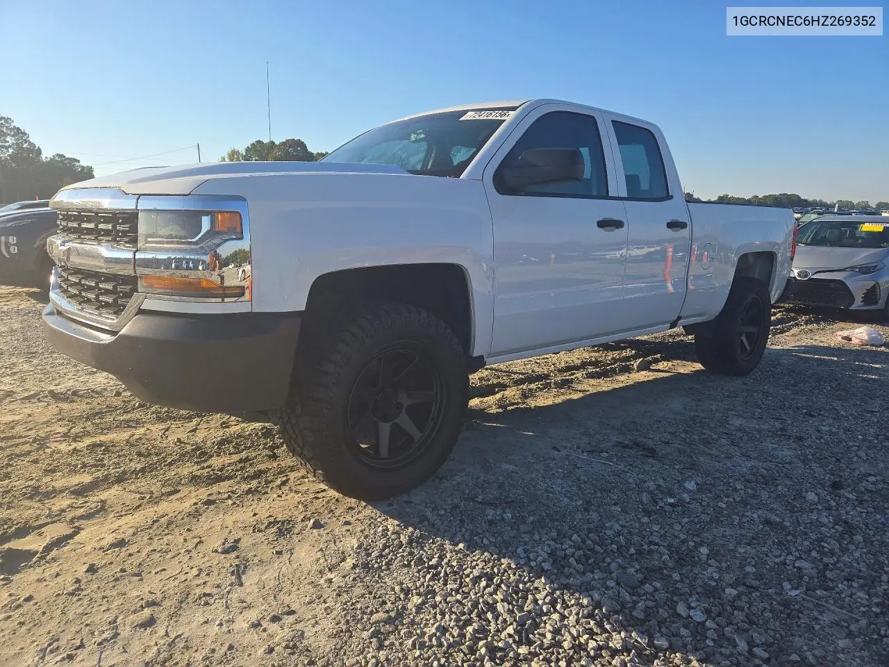 CHEVROLET SILVERADO 2017, VIN 1GCRCNEC6HZ269352