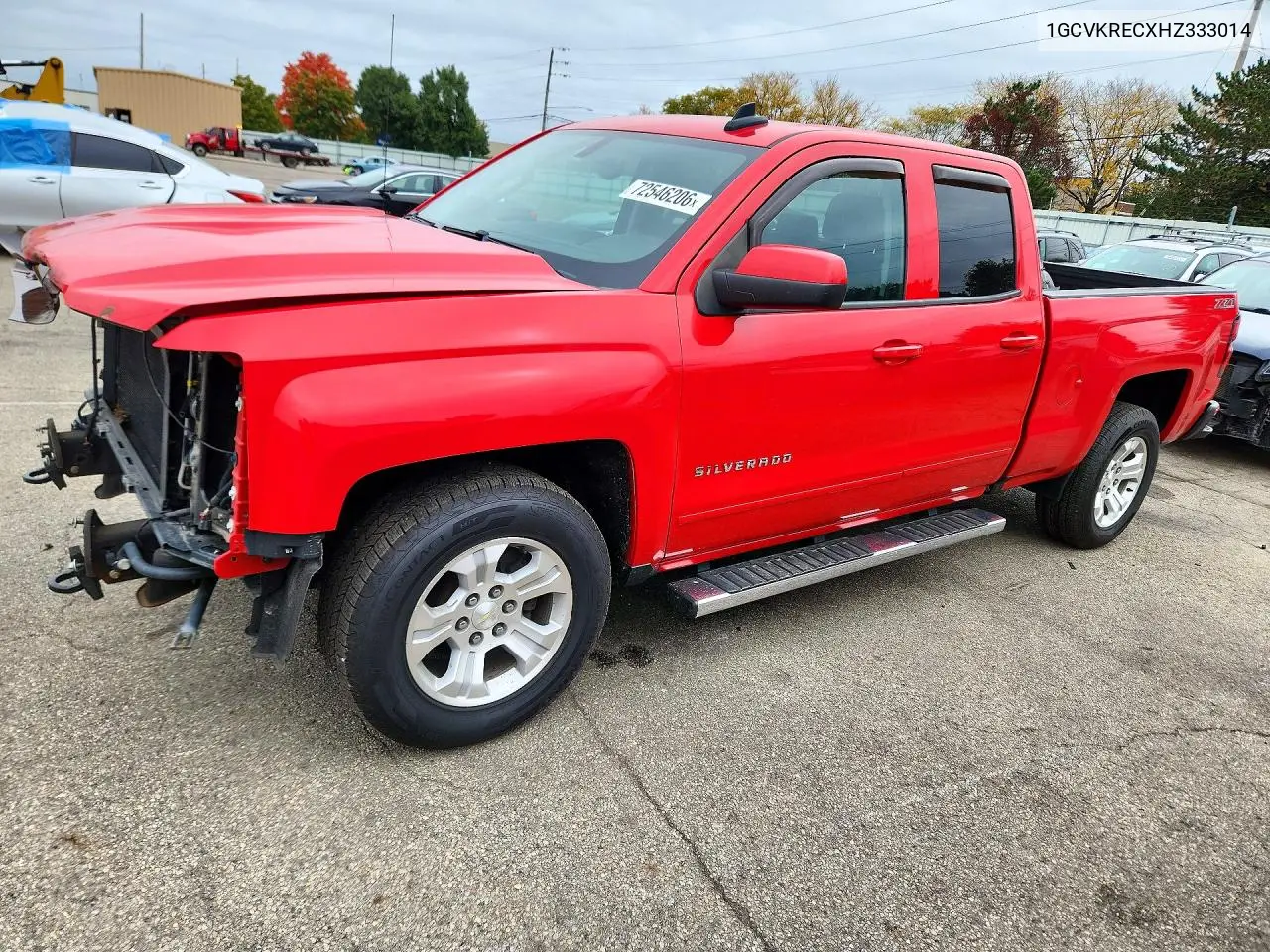 CHEVROLET SILVERADO 2017, VIN 1GCVKRECXHZ333014