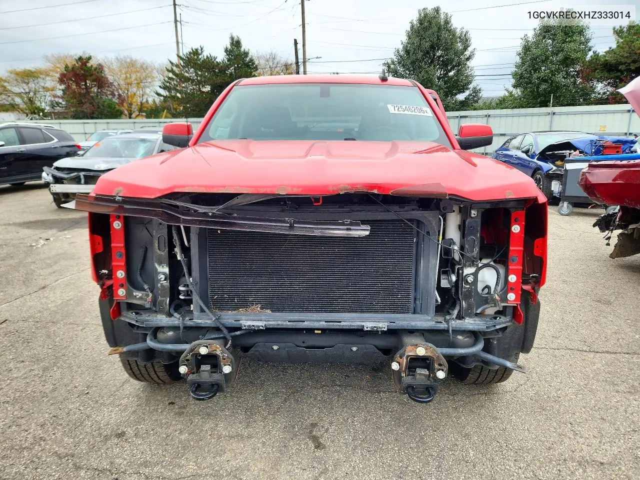 2017 CHEVROLET SILVERADO VIN 1GCVKRECXHZ333014 — фото 5