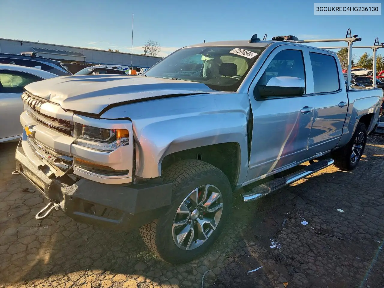 CHEVROLET SILVERADO 2017, VIN 3GCUKREC4HG236130