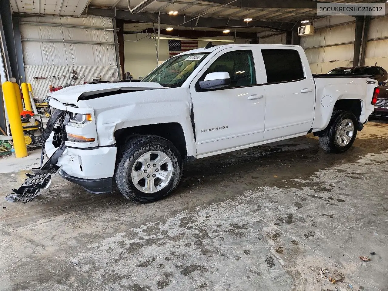 CHEVROLET SILVERADO 2017, VIN 3GCUKREC9HG236012