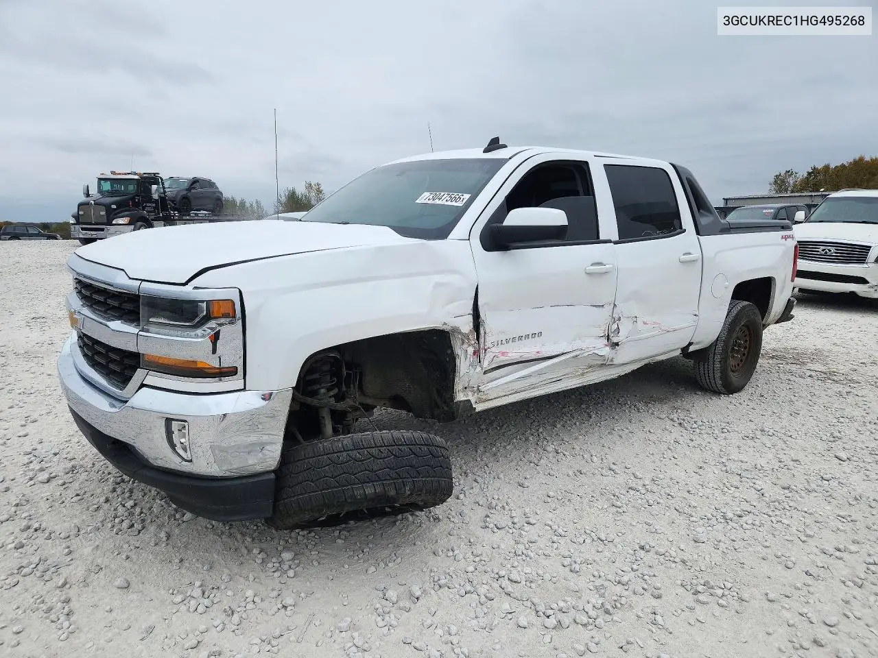CHEVROLET SILVERADO 2017, VIN 3GCUKREC1HG495268