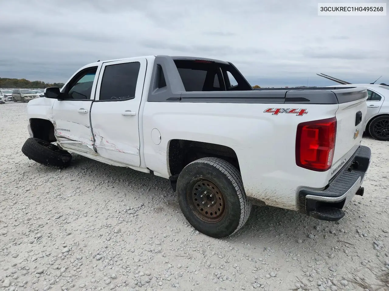 2017 CHEVROLET SILVERADO VIN 3GCUKREC1HG495268 — фото 2