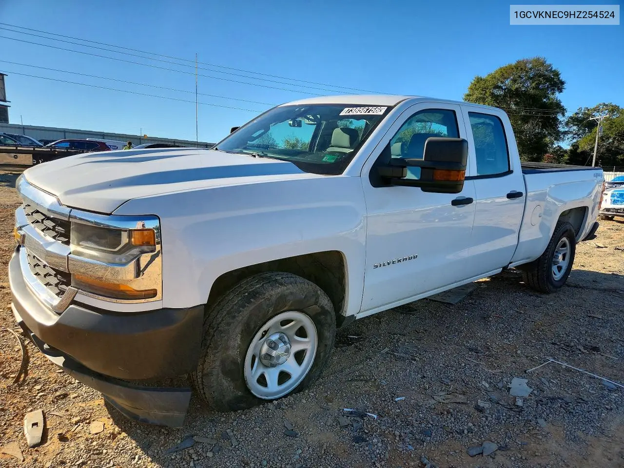CHEVROLET SILVERADO 2017, VIN 1GCVKNEC9HZ254524