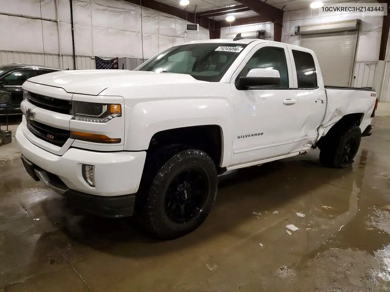 CHEVROLET SILVERADO 2017, VIN 1GCVKREC3HZ143443