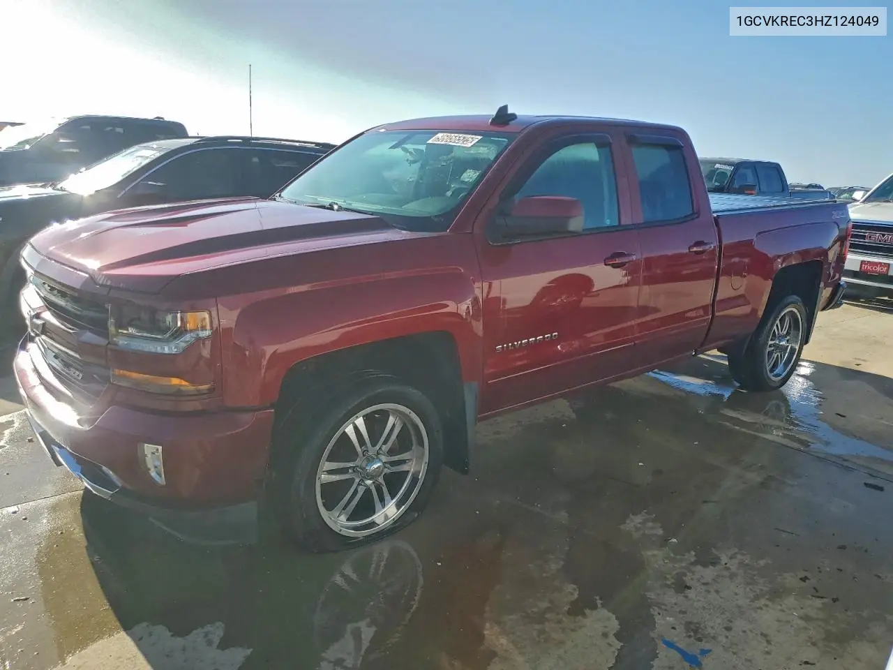 CHEVROLET SILVERADO 2017, VIN 1GCVKREC3HZ124049