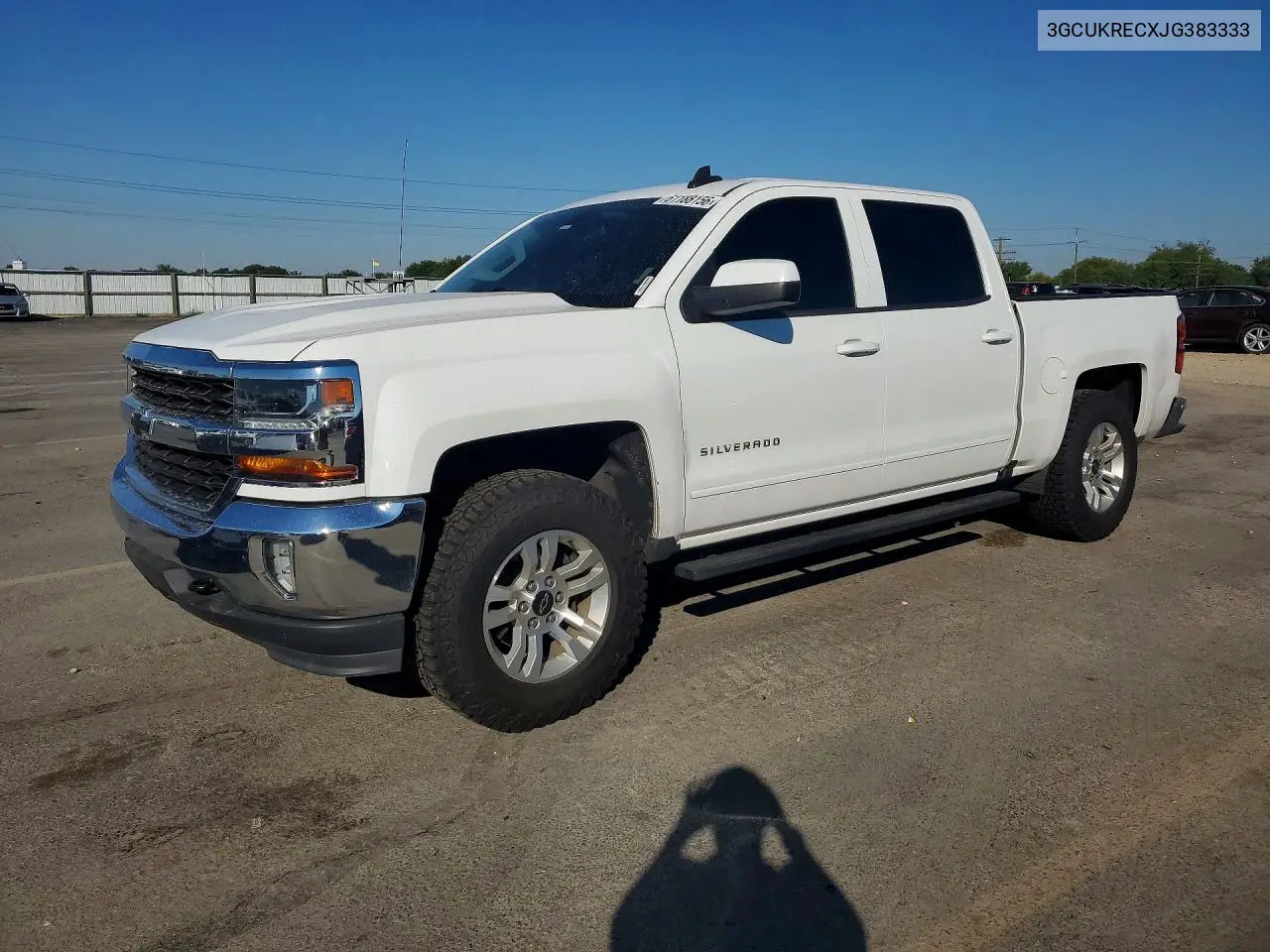 CHEVROLET SILVERADO 2018, VIN 3GCUKRECXJG383333