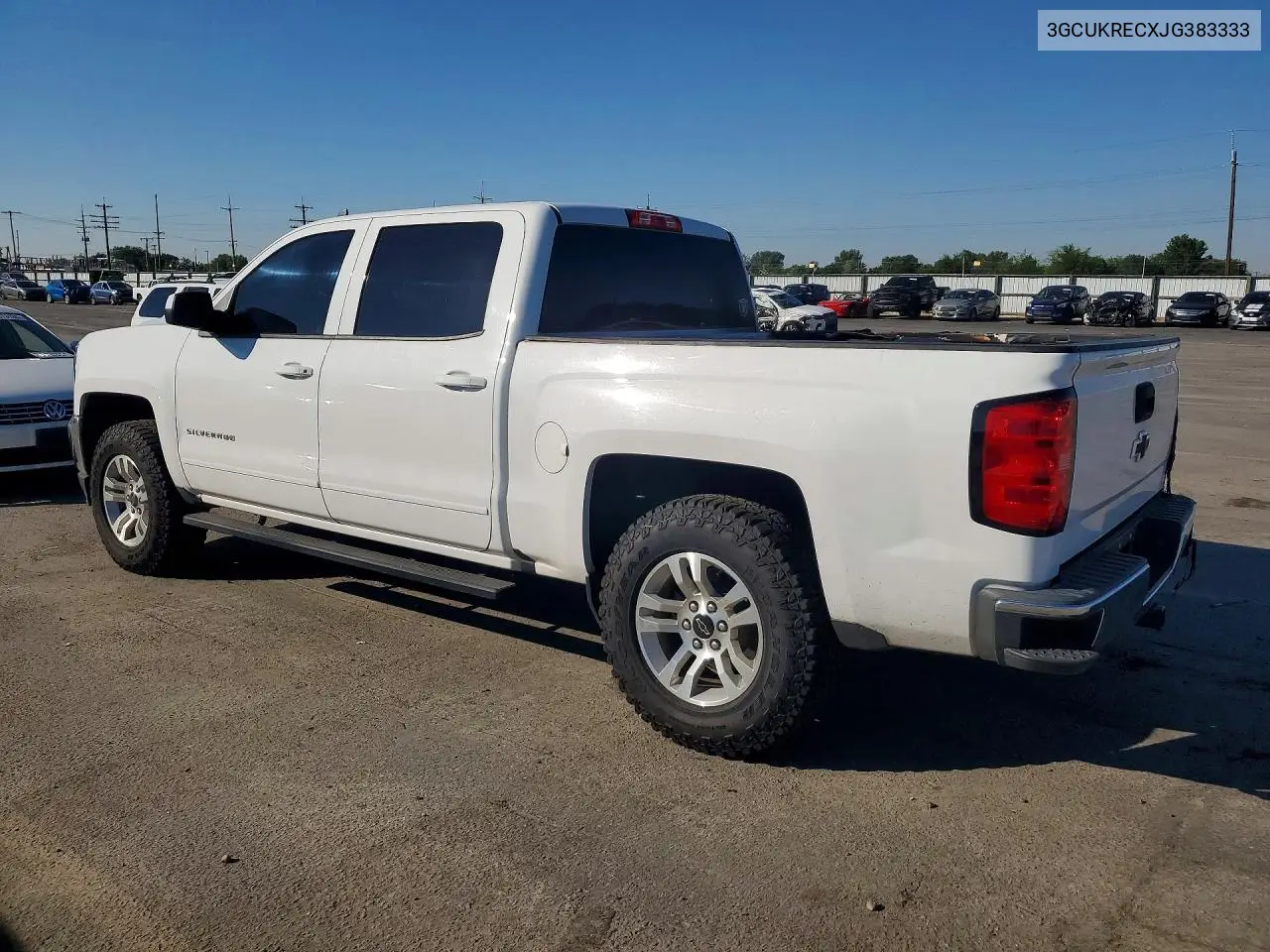 2018 CHEVROLET SILVERADO VIN 3GCUKRECXJG383333 — фото 2