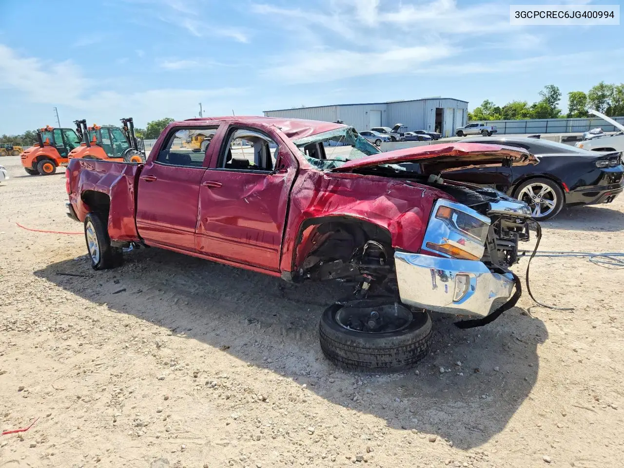 2018 CHEVROLET SILVERADO VIN 3GCPCREC6JG400994 — фото 4