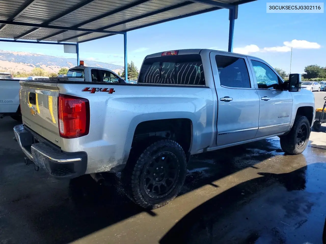 2018 CHEVROLET SILVERADO VIN 3GCUKSEC5JG302116 — фото 3