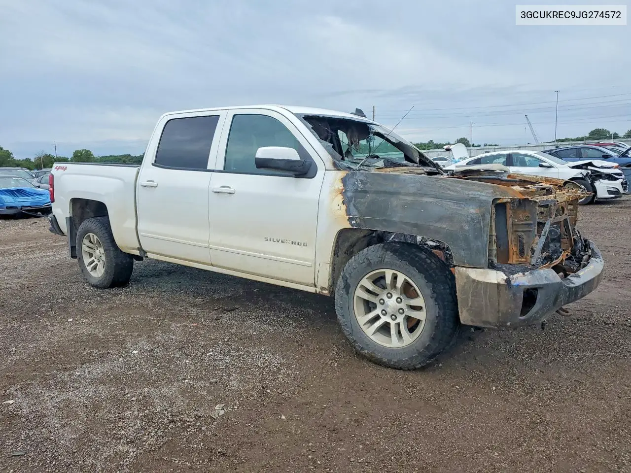 2018 CHEVROLET SILVERADO VIN 3GCUKREC9JG274572 — фото 4