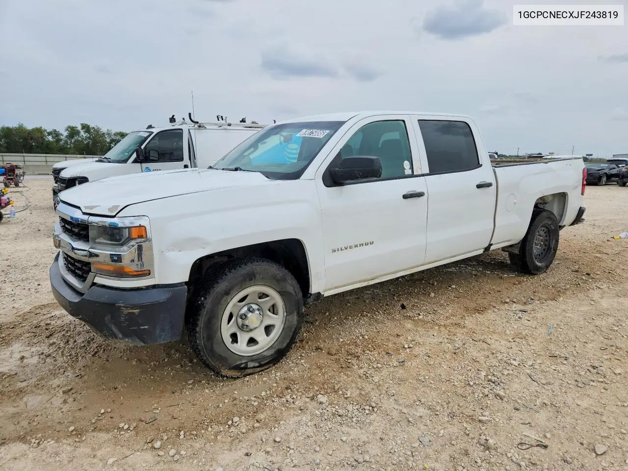 CHEVROLET SILVERADO 2018, VIN 1GCPCNECXJF243819