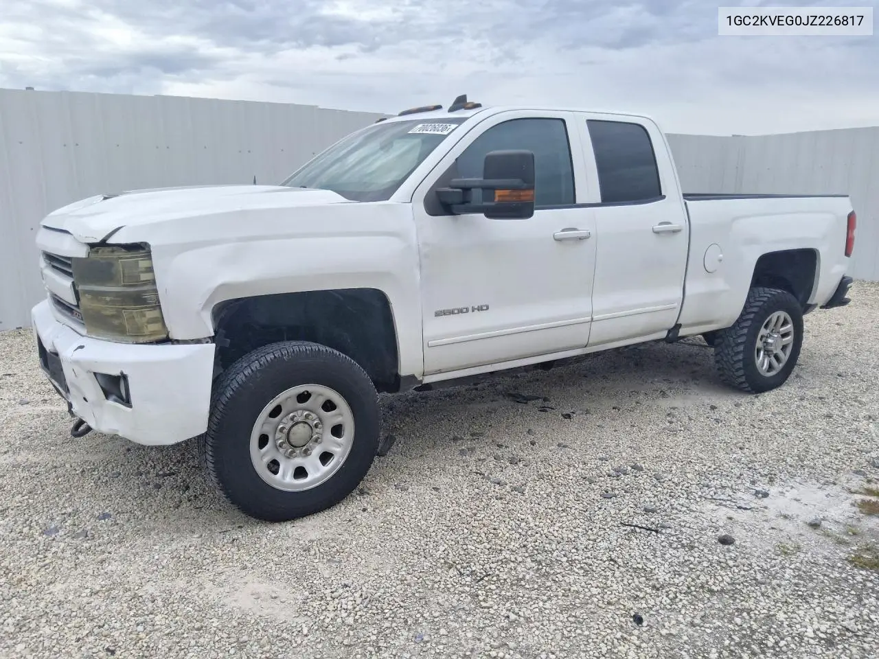 CHEVROLET SILVERADO 2018, VIN 1GC2KVEG0JZ226817
