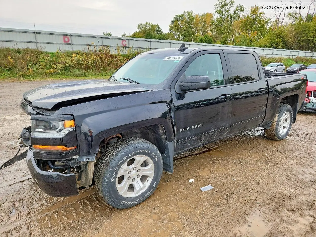 CHEVROLET SILVERADO 2018, VIN 3GCUKREC9JG460211