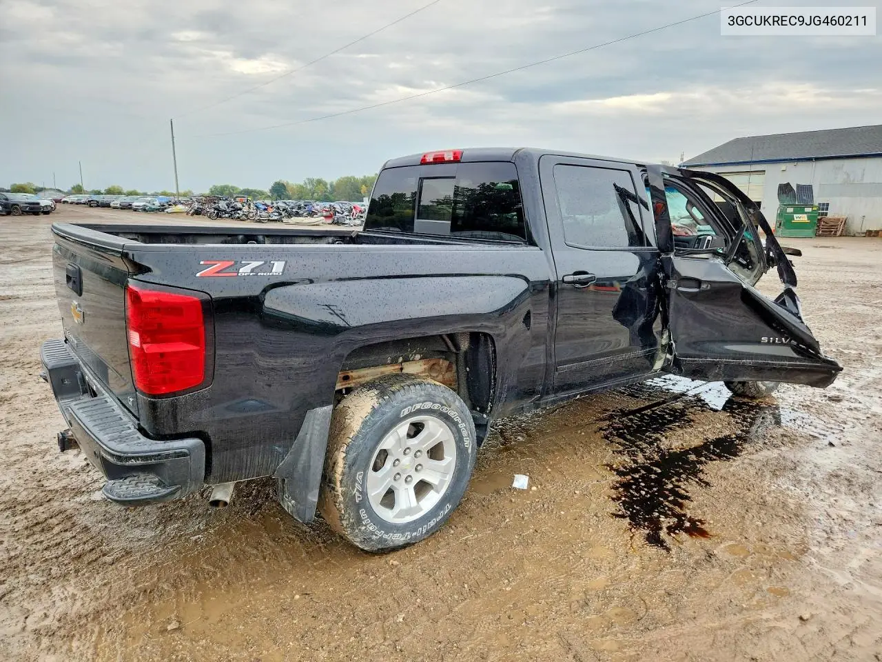2018 CHEVROLET SILVERADO VIN 3GCUKREC9JG460211 — фото 3