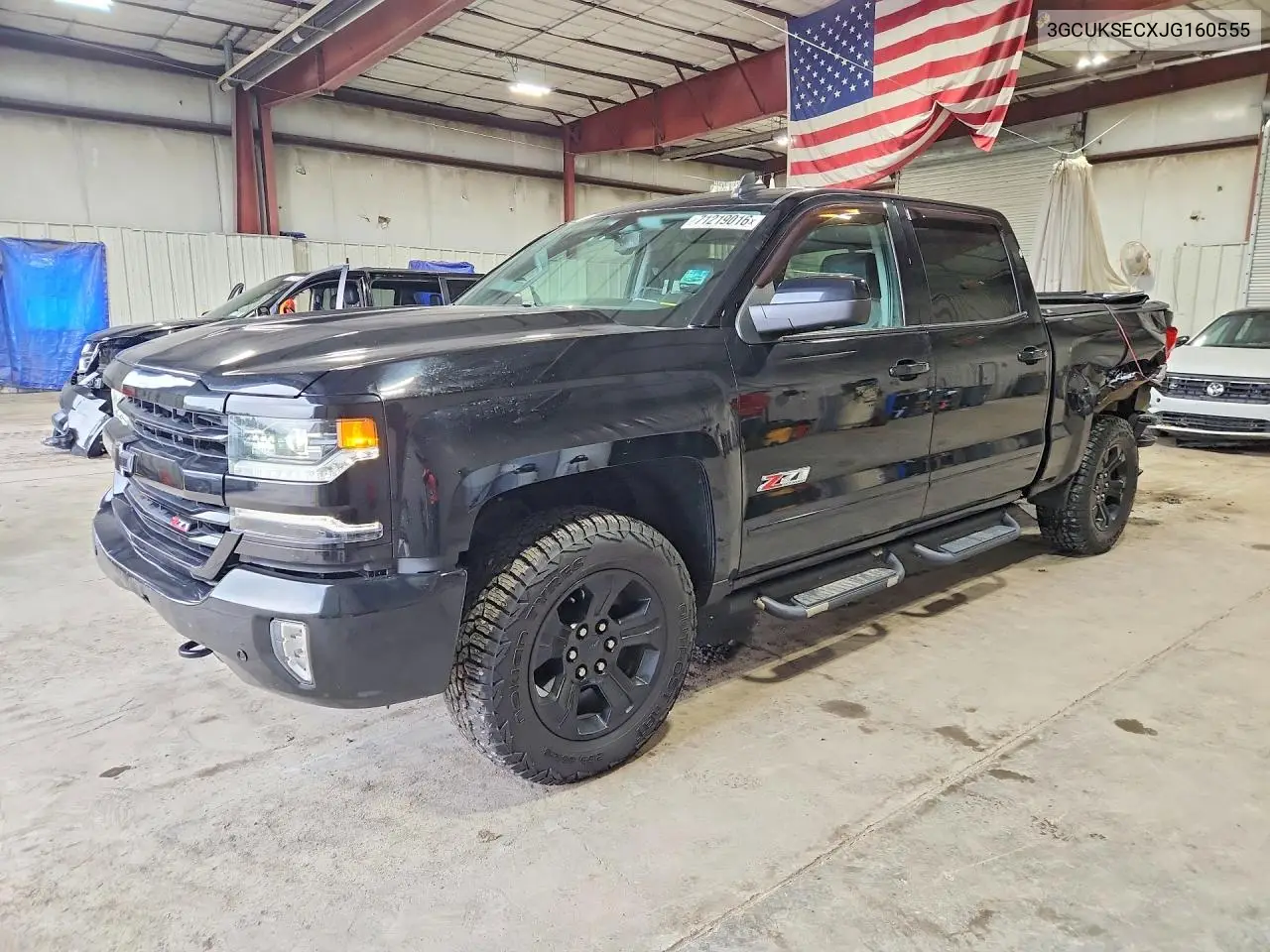 CHEVROLET SILVERADO 2018, VIN 3GCUKSECXJG160555