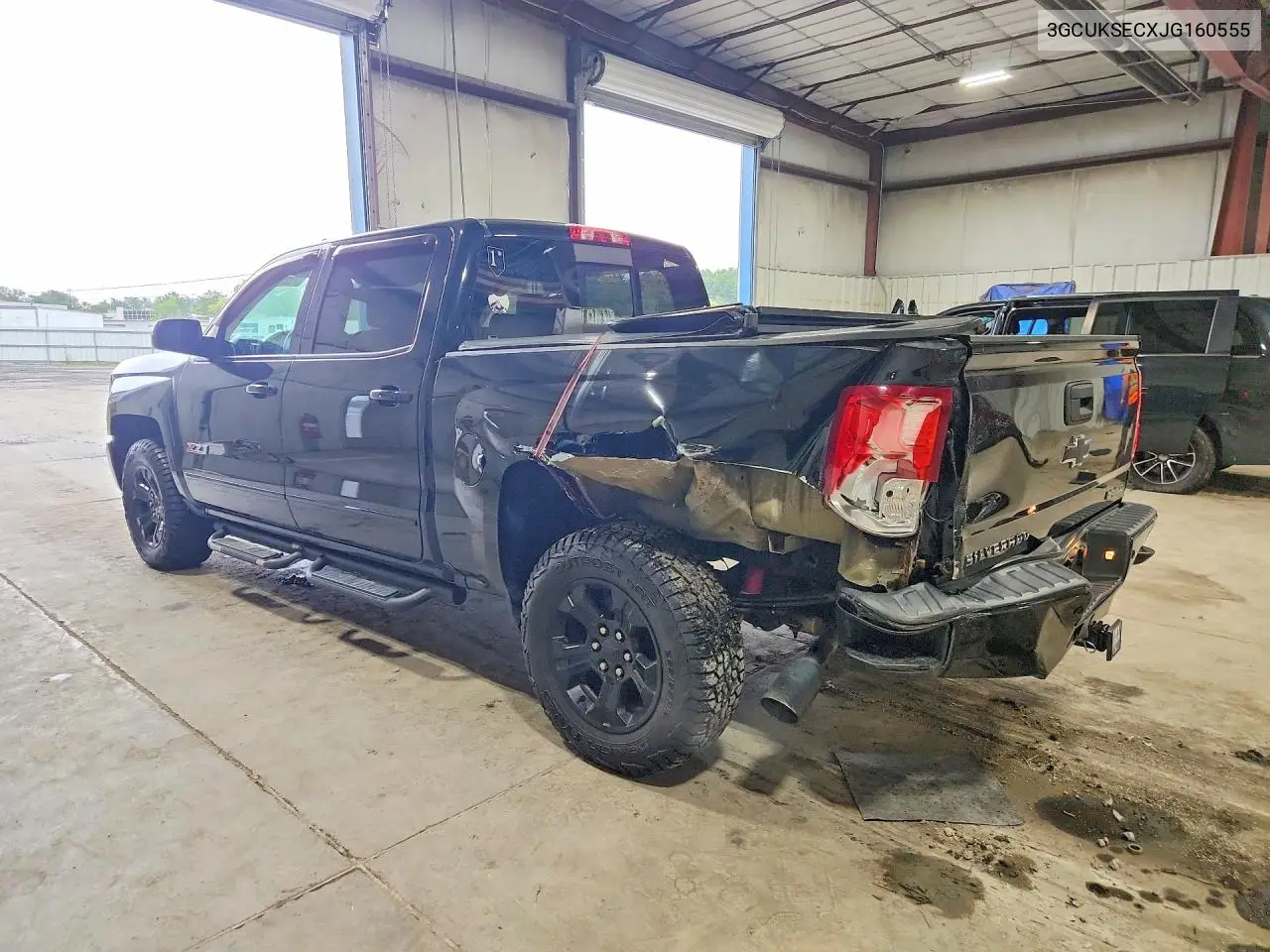 2018 CHEVROLET SILVERADO VIN 3GCUKSECXJG160555 — фото 2