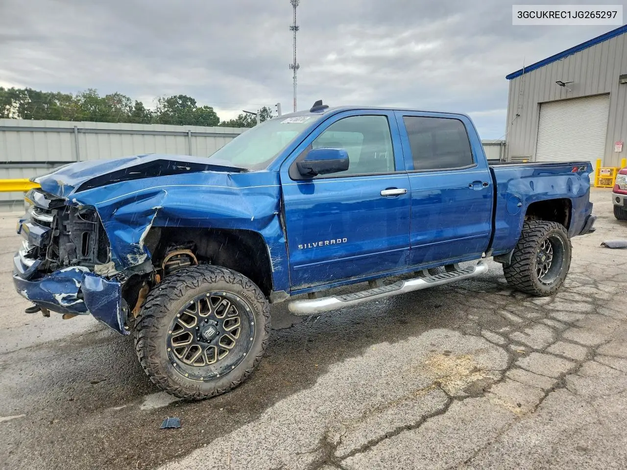 CHEVROLET SILVERADO 2018, VIN 3GCUKREC1JG265297
