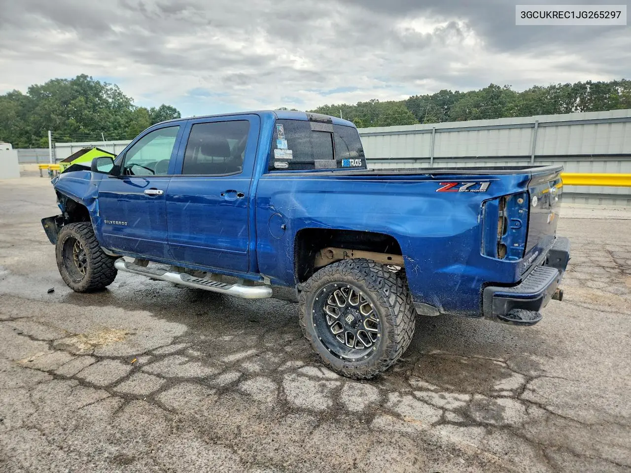 2018 CHEVROLET SILVERADO VIN 3GCUKREC1JG265297 — фото 2