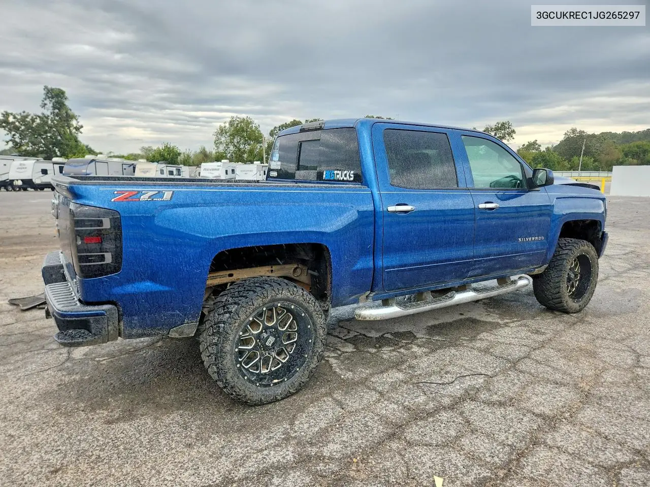 2018 CHEVROLET SILVERADO VIN 3GCUKREC1JG265297 — фото 3