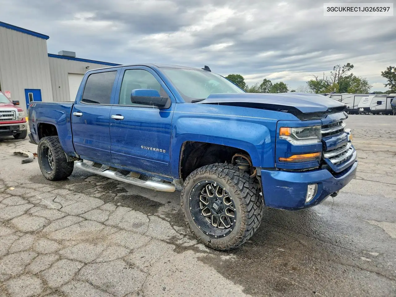 2018 CHEVROLET SILVERADO VIN 3GCUKREC1JG265297 — фото 4