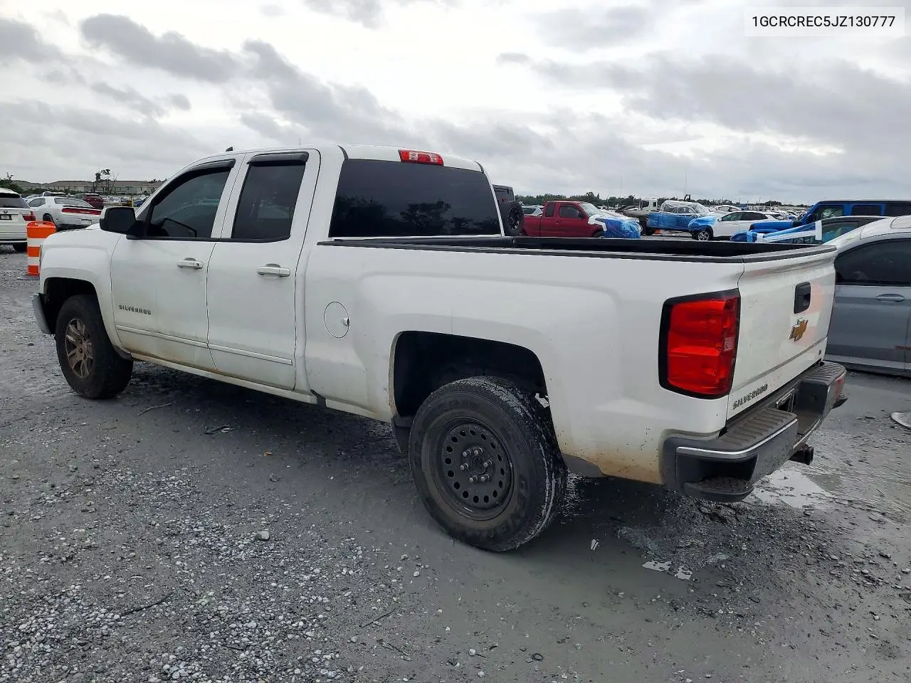 2018 CHEVROLET SILVERADO VIN 1GCRCREC5JZ130777 — фото 2