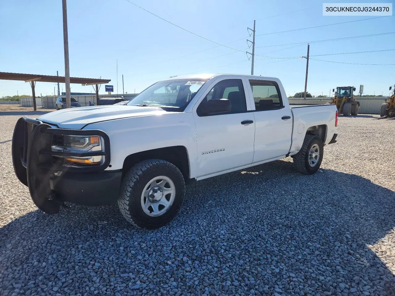 CHEVROLET SILVERADO 2018, VIN 3GCUKNEC0JG244370