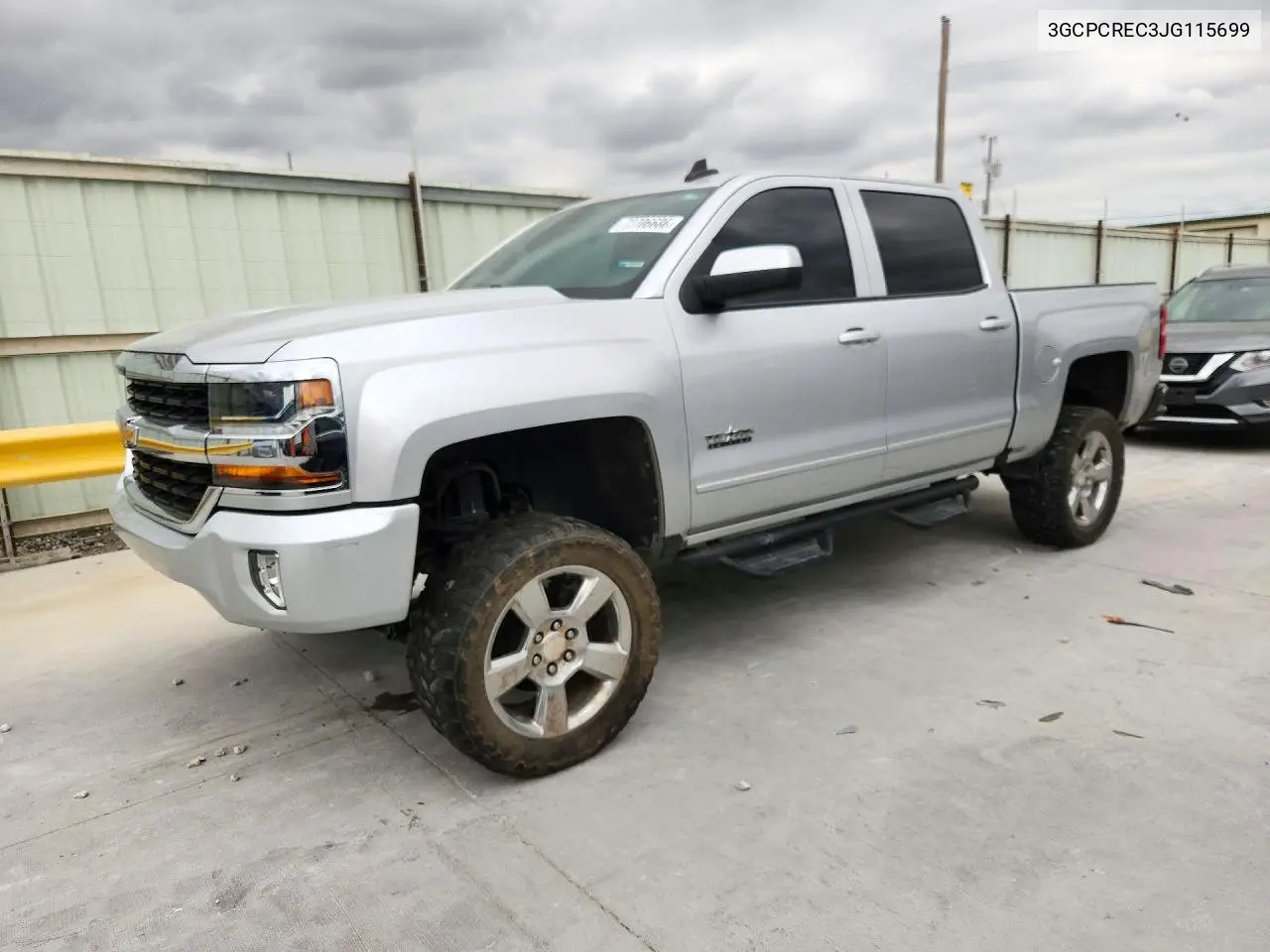 CHEVROLET SILVERADO 2018, VIN 3GCPCREC3JG115699