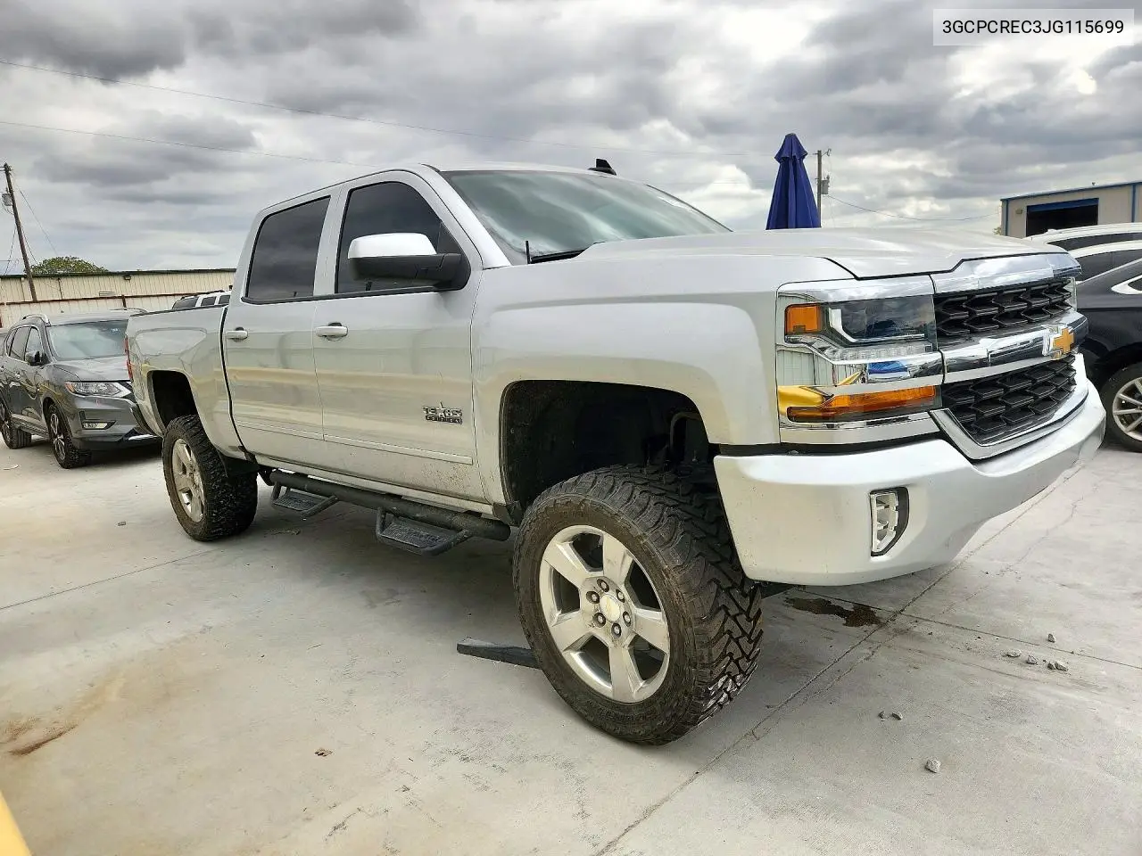 2018 CHEVROLET SILVERADO VIN 3GCPCREC3JG115699 — фото 4