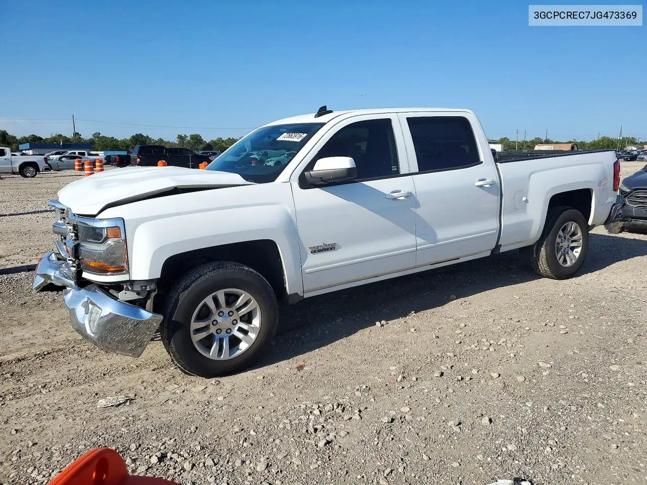 CHEVROLET SILVERADO 2018, VIN 3GCPCREC7JG473369