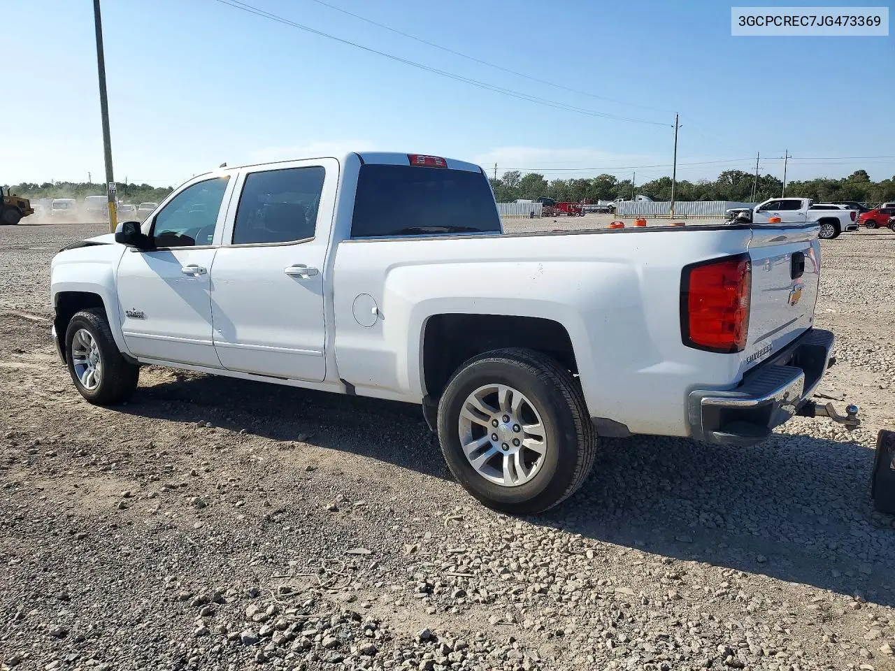 2018 CHEVROLET SILVERADO VIN 3GCPCREC7JG473369 — фото 2
