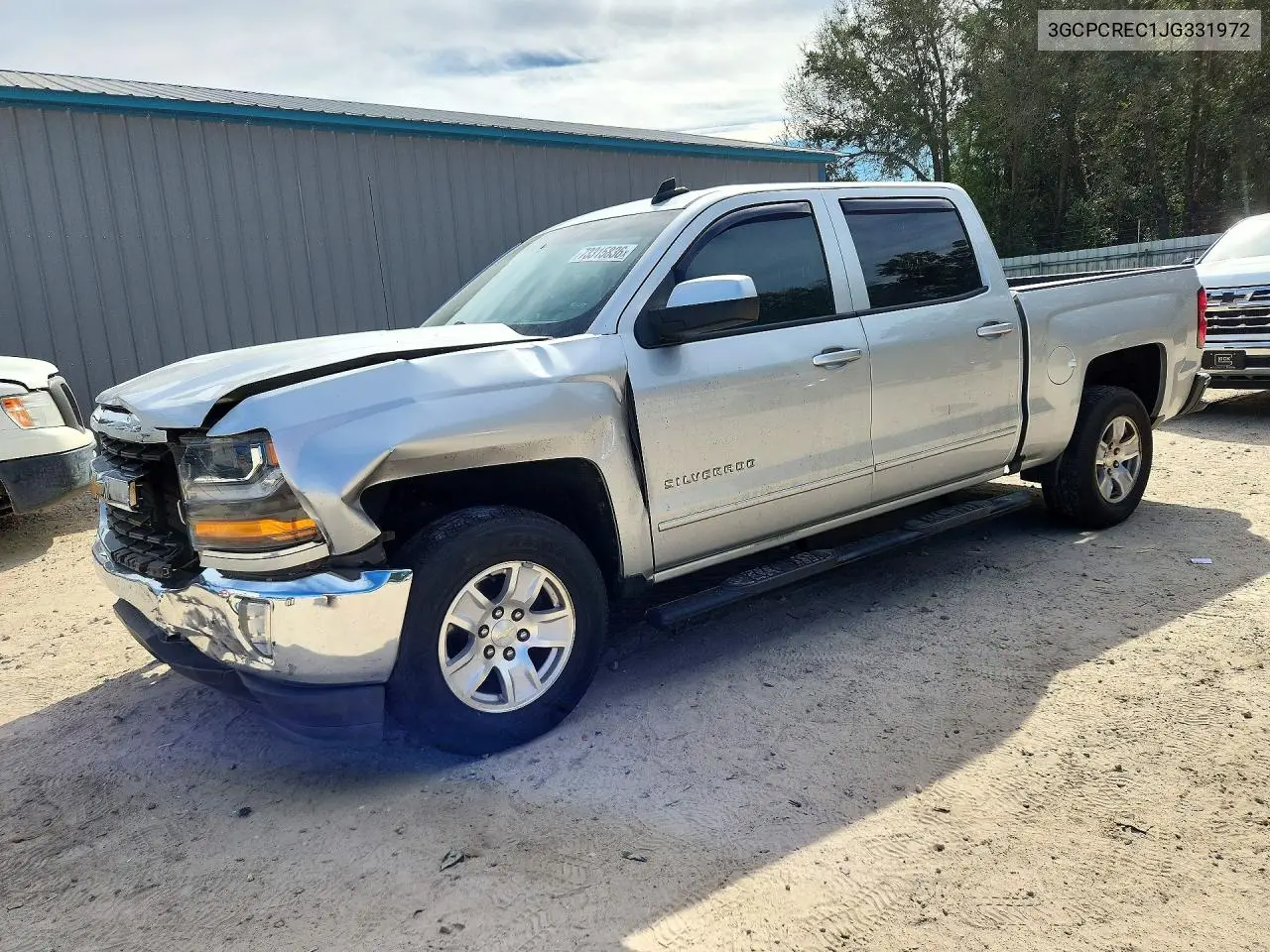 CHEVROLET SILVERADO 2018, VIN 3GCPCREC1JG331972