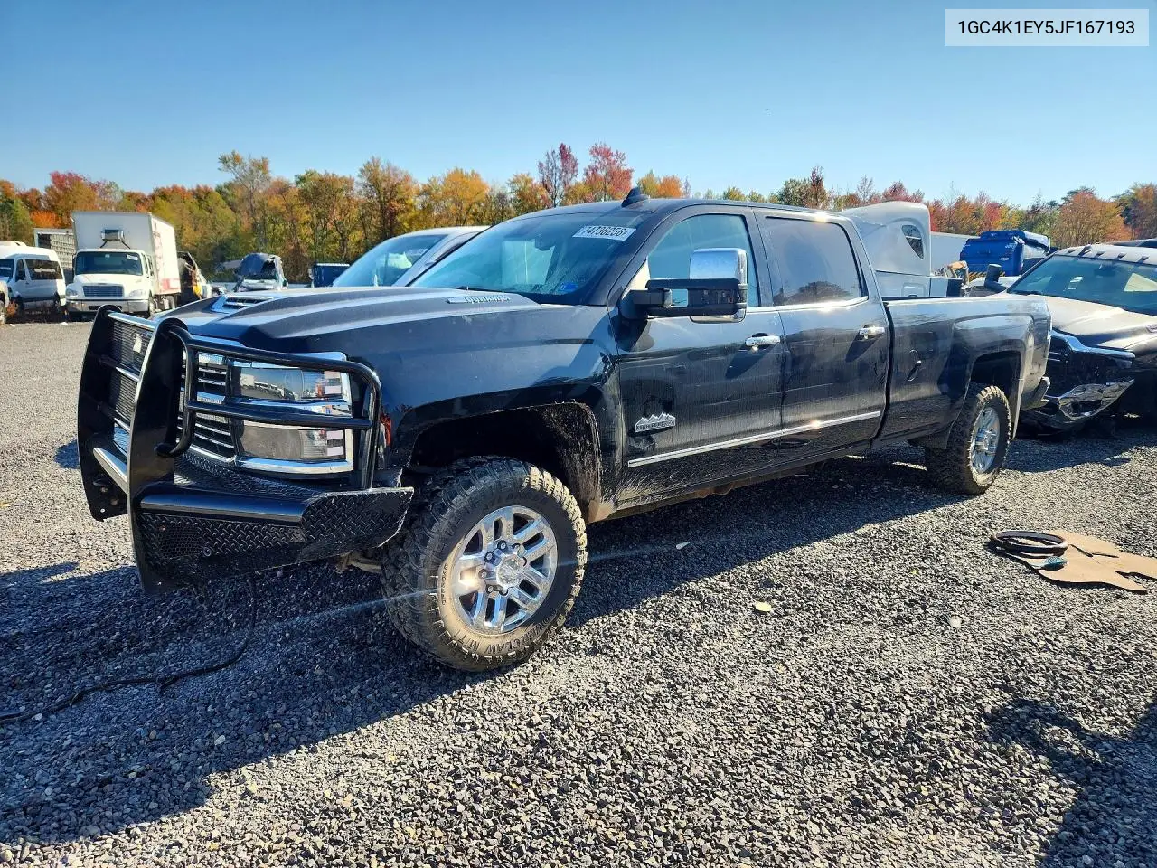 CHEVROLET SILVERADO 2018, VIN 1GC4K1EY5JF167193