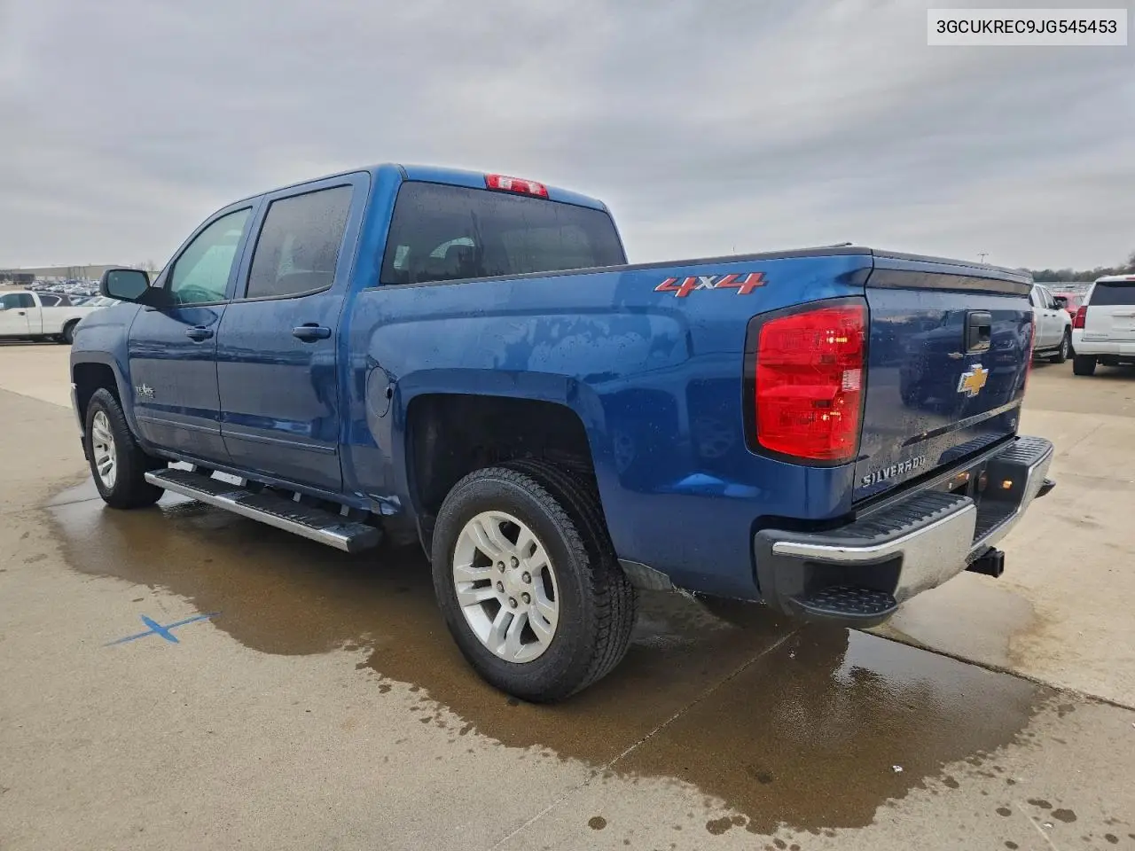 2018 CHEVROLET SILVERADO VIN 3GCUKREC9JG545453 — фото 2