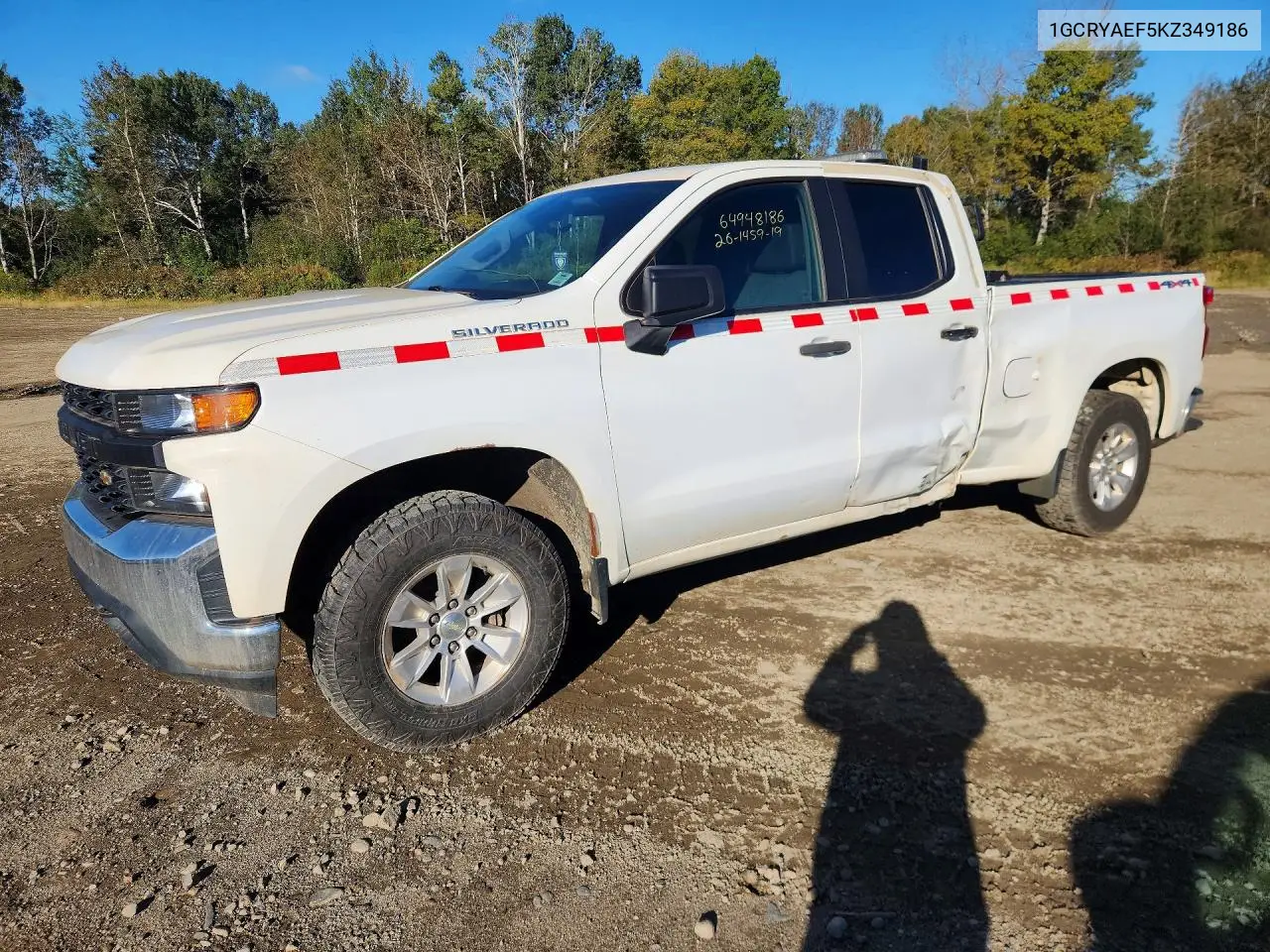 CHEVROLET SILVERADO 2019, VIN 1GCRYAEF5KZ349186