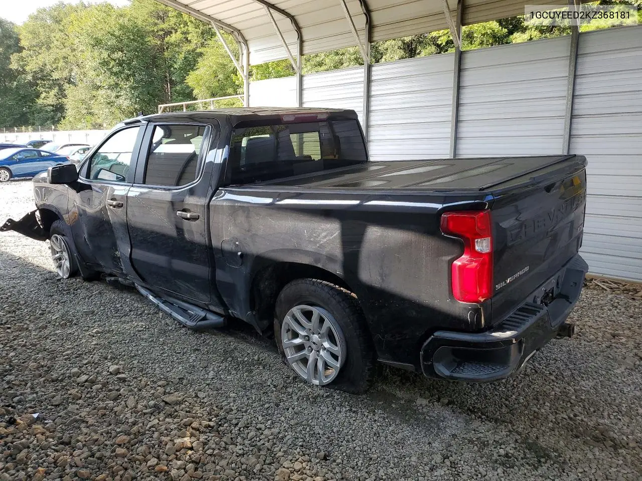 2019 CHEVROLET SILVERADO VIN 1GCUYEED2KZ368181 — фото 2