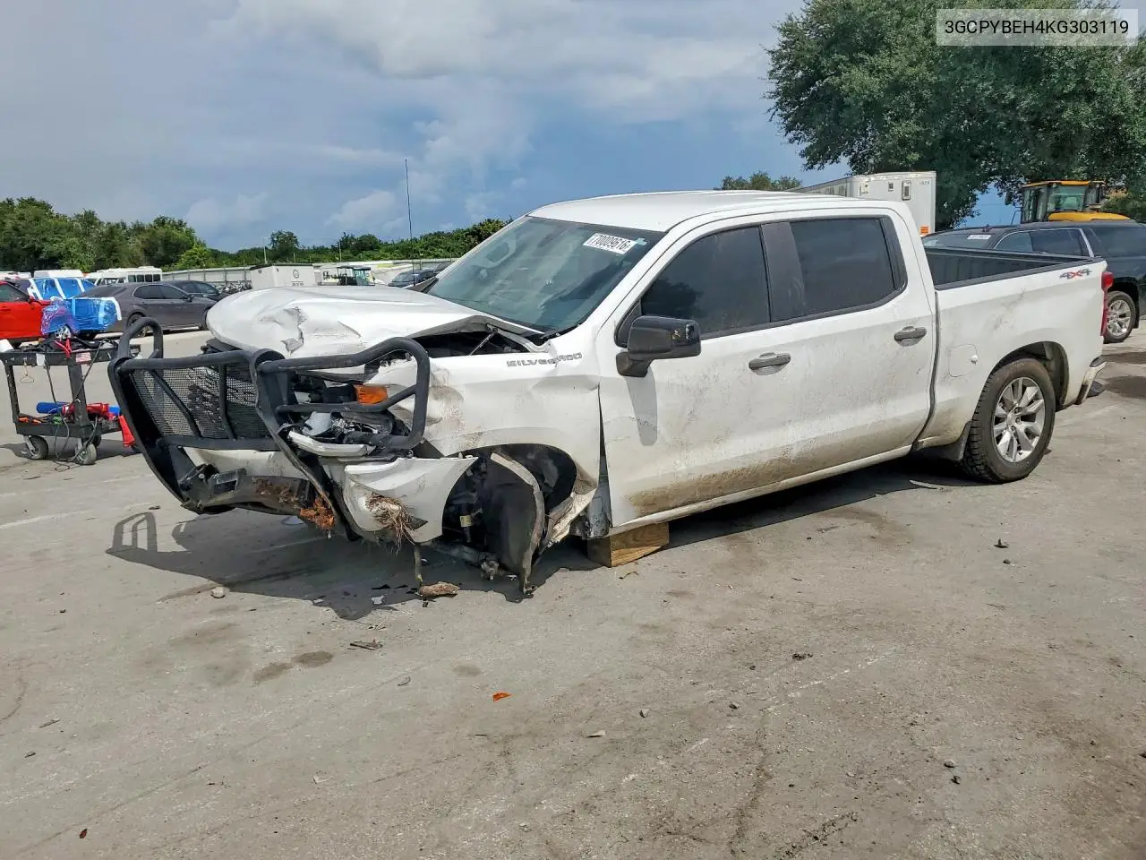 CHEVROLET SILVERADO 2019, VIN 3GCPYBEH4KG303119
