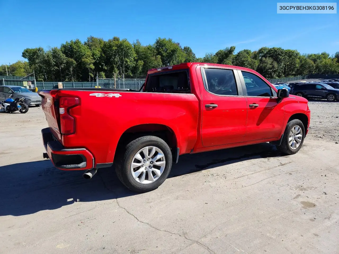 2019 CHEVROLET SILVERADO VIN 3GCPYBEH3KG308196 — фото 3