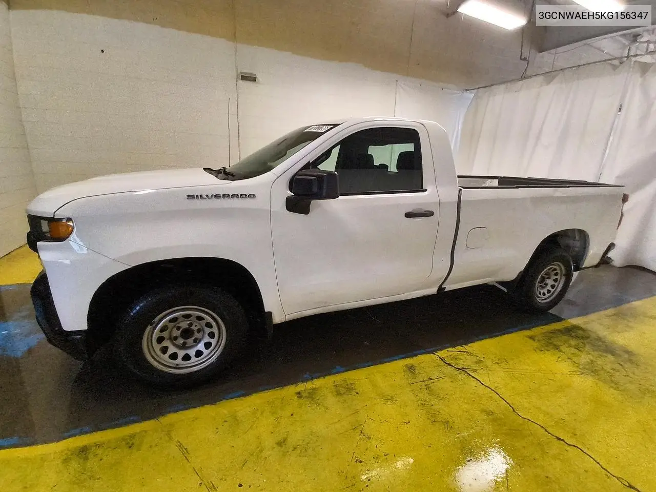 CHEVROLET SILVERADO 2019, VIN 3GCNWAEH5KG156347