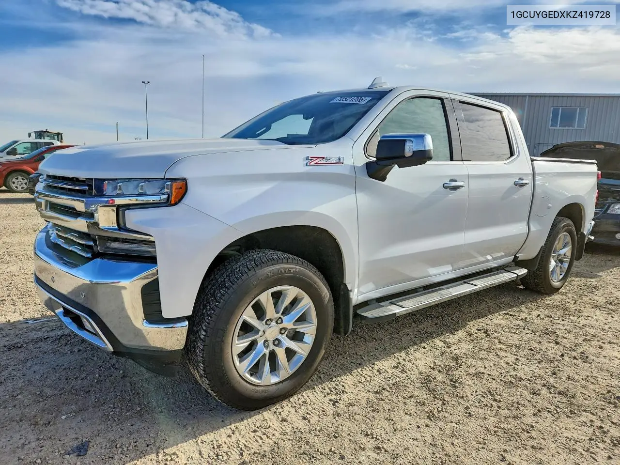 CHEVROLET SILVERADO 2019, VIN 1GCUYGEDXKZ419728