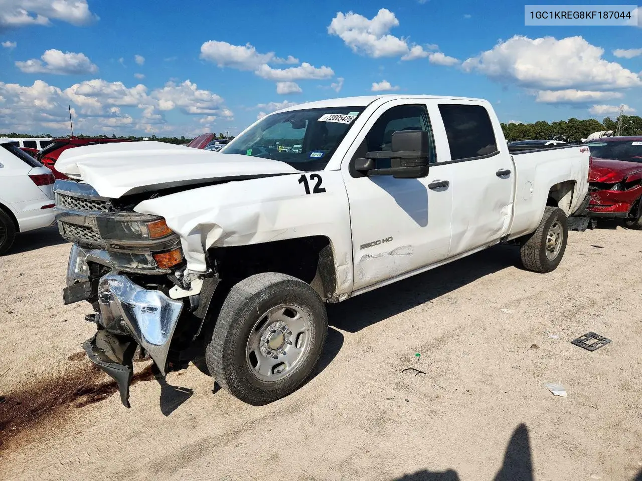 CHEVROLET SILVERADO 2019, VIN 1GC1KREG8KF187044