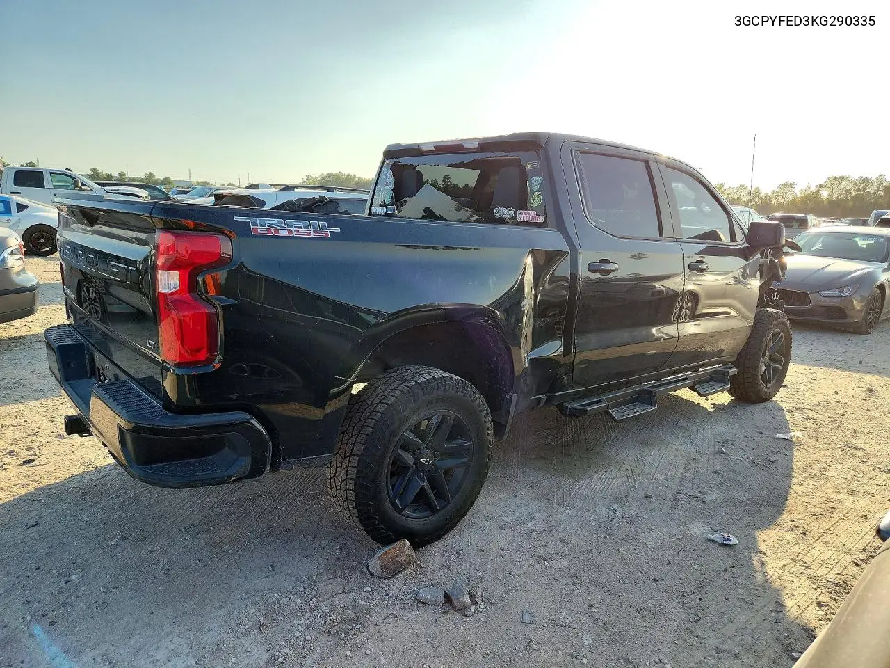 2019 CHEVROLET SILVERADO VIN 3GCPYFED3KG290335 — фото 3