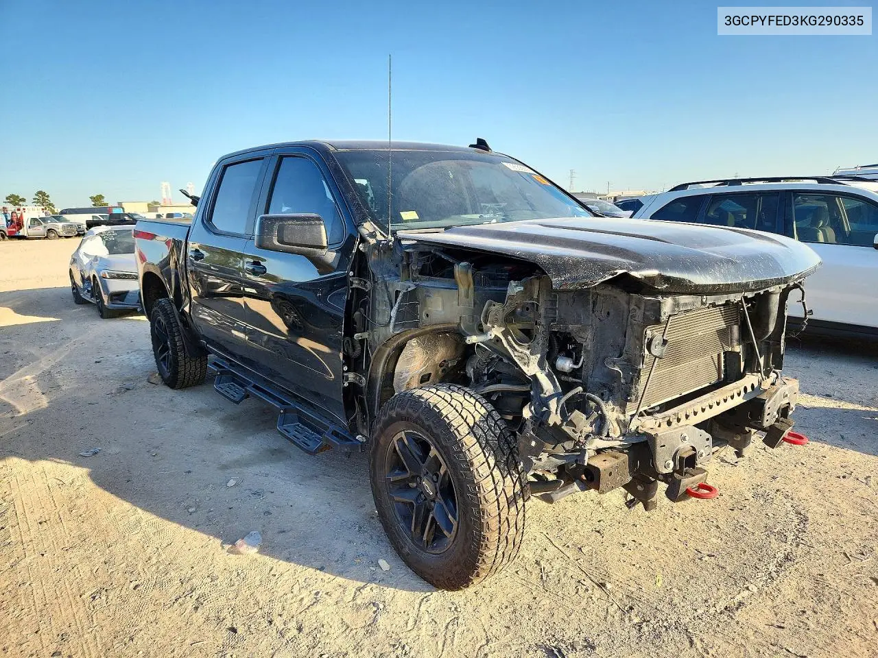 2019 CHEVROLET SILVERADO VIN 3GCPYFED3KG290335 — фото 4
